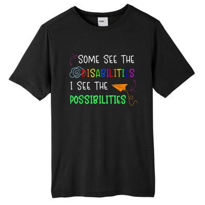 Special Education SPED Teacher Tall Fusion ChromaSoft Performance T-Shirt