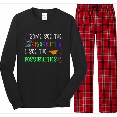 Special Education SPED Teacher Long Sleeve Pajama Set