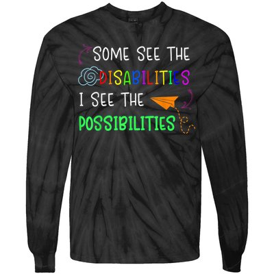 Special Education SPED Teacher Tie-Dye Long Sleeve Shirt