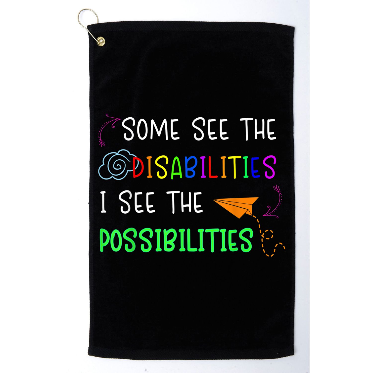 Special Education SPED Teacher Golf Towel