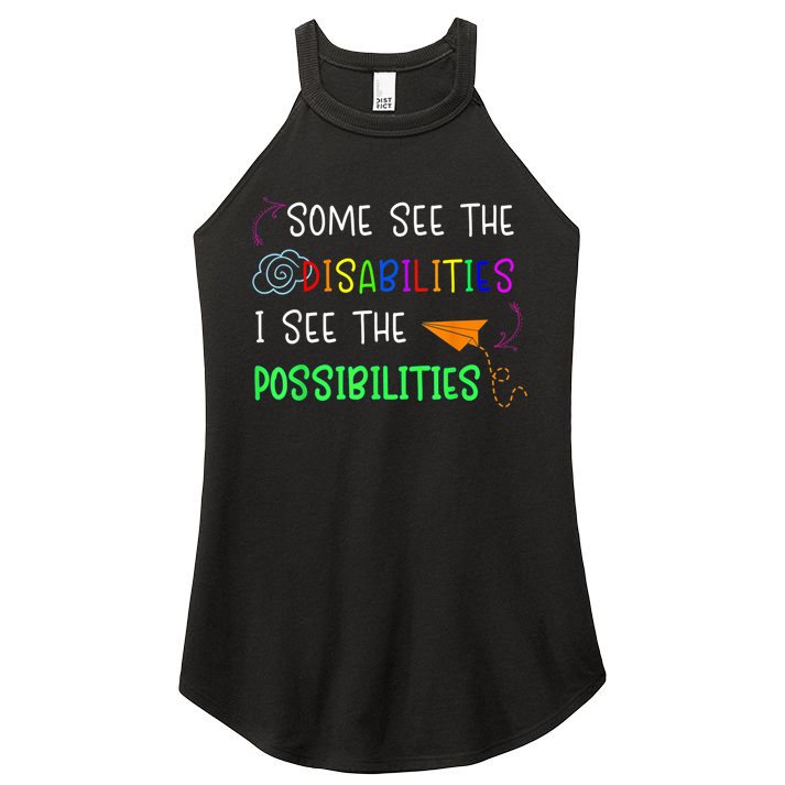 Special Education SPED Teacher Women's Perfect Tri Rocker Tank