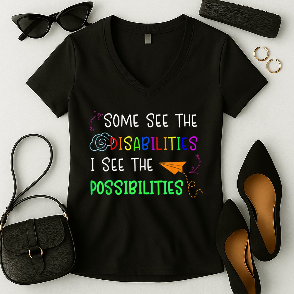 Special Education SPED Teacher Women's V-Neck T-Shirt