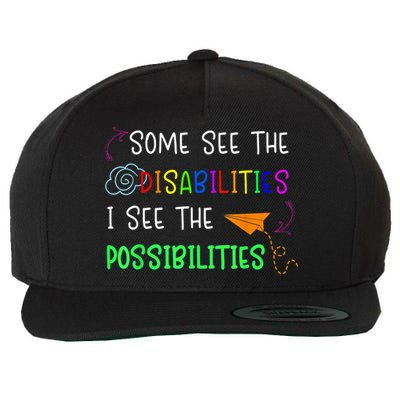 Special Education SPED Teacher Wool Snapback Cap