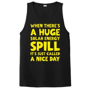 Solar Energy Spill Funny Solar Power Renewable Energy PosiCharge Competitor Tank