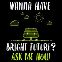 Solar Energy Solar Panels Bright Future Funny Solar Power Impact Tech Backpack
