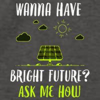 Solar Energy Solar Panels Bright Future Funny Solar Power Vector Backpack