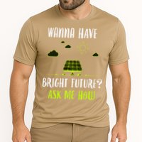 Solar Energy Solar Panels Bright Future Funny Solar Power Cooling Performance Crew T-Shirt