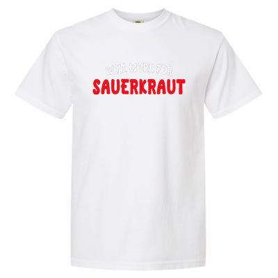 Sauerkraut Enthusiast Sour Cabbage Fermented Vegetable Lover Garment-Dyed Heavyweight T-Shirt