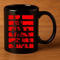 Snake Eyes 11oz C Handle Ceramic Mug