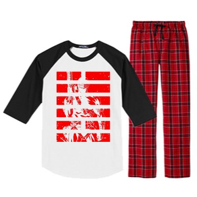 Snake Eyes Raglan Sleeve Pajama Set