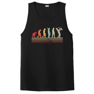 Saxophonist Evolution Saxophone Player Jazz Music Gift PosiCharge Competitor Tank