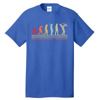 Saxophonist Evolution Saxophone Player Jazz Music Gift Tall T-Shirt