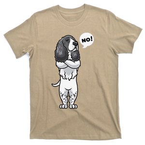 Stubborn English Springer Spaniel Dog Funny T-Shirt