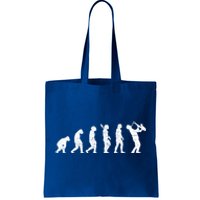 Saxophonist Evolution Saxophone Player Jazz Music Gift Tote Bag