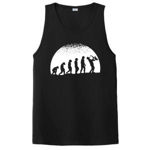 Saxophonist Evolution Saxophone Player Jazz Music Funny Gift PosiCharge Competitor Tank