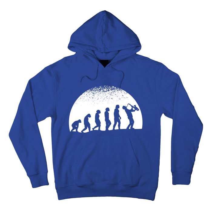 Saxophonist Evolution Saxophone Player Jazz Music Funny Gift Hoodie