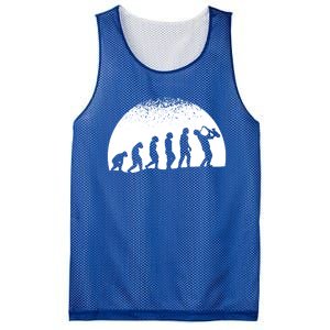 Saxophonist Evolution Saxophone Player Jazz Music Funny Gift Mesh Reversible Basketball Jersey Tank