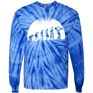 Saxophonist Evolution Saxophone Player Jazz Music Funny Gift Tie-Dye Long Sleeve Shirt