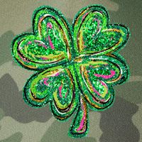 Shamrock Effect St Patricks Day Four Leaf Clover Legacy Tie Dye Trucker Hat