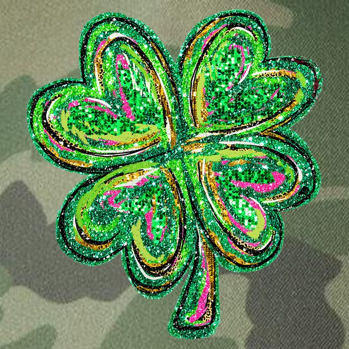 Shamrock Effect St Patricks Day Four Leaf Clover Legacy Tie Dye Trucker Hat