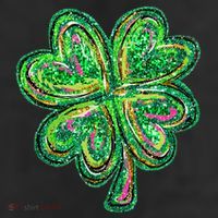 Shamrock Effect St Patricks Day Four Leaf Clover 11oz C Handle Ceramic Mug