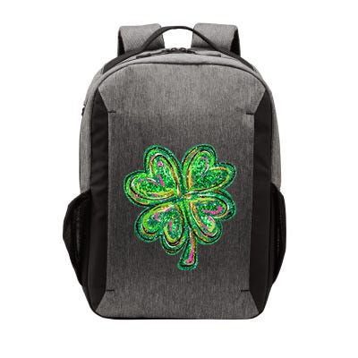 Shamrock Effect St Patricks Day Four Leaf Clover Vector Backpack