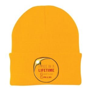 Solar Eclipse Shirts Twice In Lifetime 2024 Solar Eclipse Knit Cap Winter Beanie