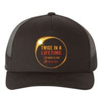 Solar Eclipse Shirts Twice In Lifetime 2024 Solar Eclipse Yupoong Adult 5-Panel Trucker Hat