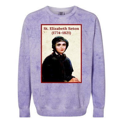 St. Elizabeth Seton Colorblast Crewneck Sweatshirt