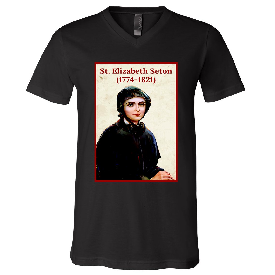 St. Elizabeth Seton V-Neck T-Shirt