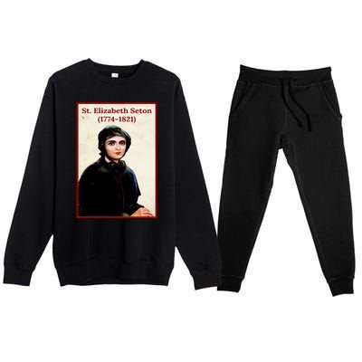 St. Elizabeth Seton Premium Crewneck Sweatsuit Set