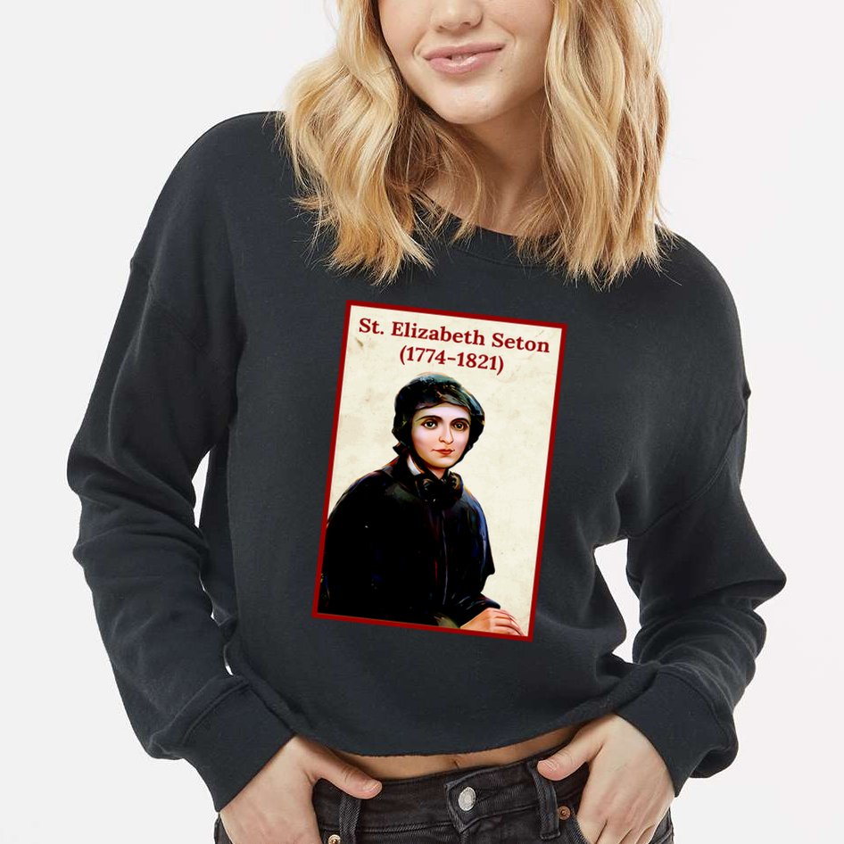 St. Elizabeth Seton Cropped Pullover Crew