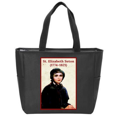 St. Elizabeth Seton Zip Tote Bag