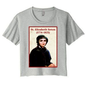 St. Elizabeth Seton Women's Crop Top Tee