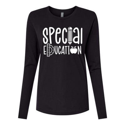 Special Education Sped Awareness Teacher Cute Cute Gift Womens Cotton Relaxed Long Sleeve T-Shirt