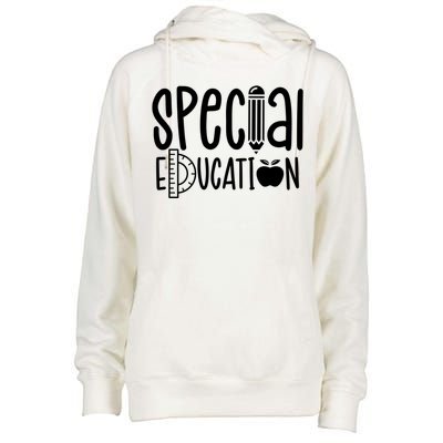 Special Education Sped Awareness Teacher Cute Cute Gift Womens Funnel Neck Pullover Hood