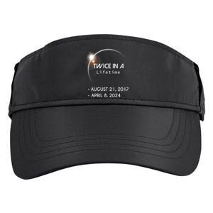 Solar Eclipse Twice In Lifetime 2024 Adult Drive Performance Visor