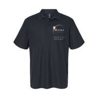 Solar Eclipse Twice In Lifetime 2024 Softstyle Adult Sport Polo