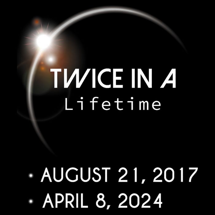 Solar Eclipse Twice In Lifetime 2024 Mousepad