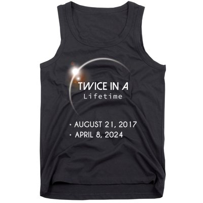 Solar Eclipse Twice In Lifetime 2024 Tank Top