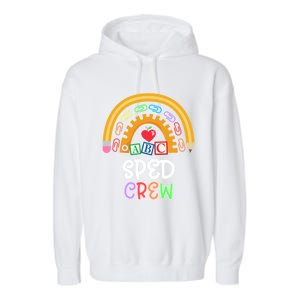 Special Education Teacher Para Special Ed Crew Sped Crew Gift Garment-Dyed Fleece Hoodie