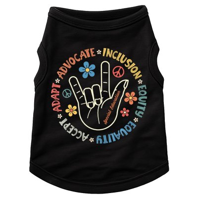Special Education Teacher Inspirational Autism Awareness Doggie Tank