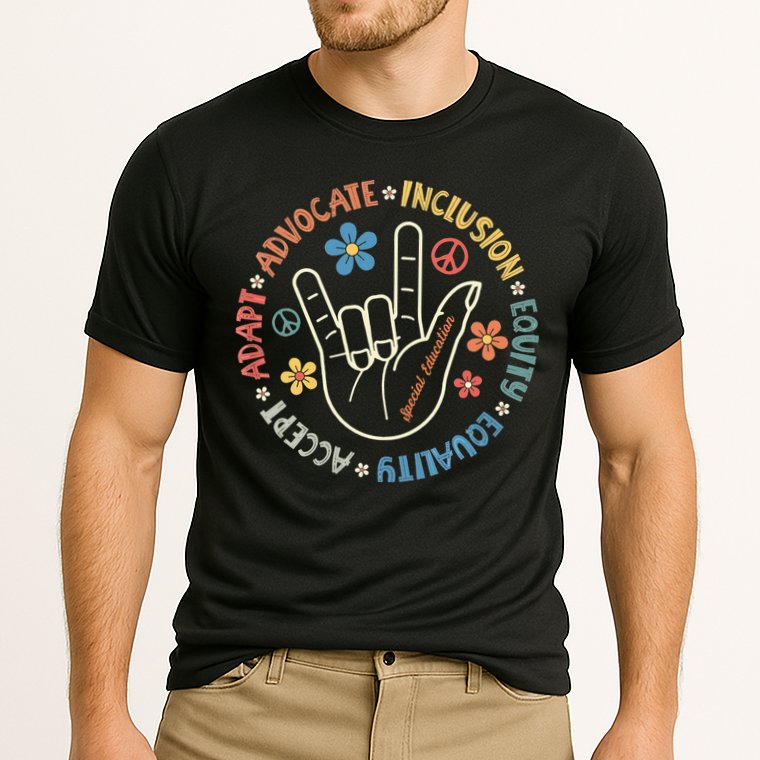 Special Education Teacher Inspirational Autism Awareness Cooling Performance Crew T-Shirt
