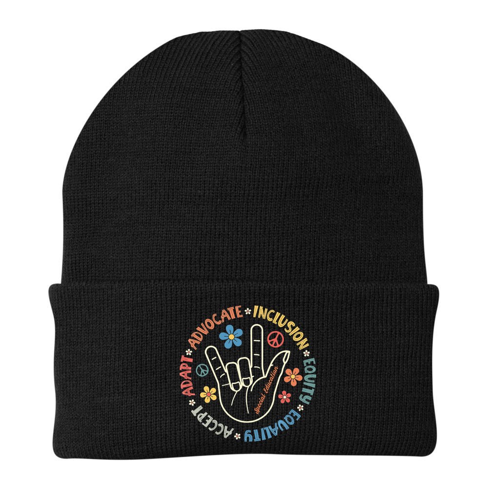 Special Education Teacher Inspirational Autism Awareness Beanie