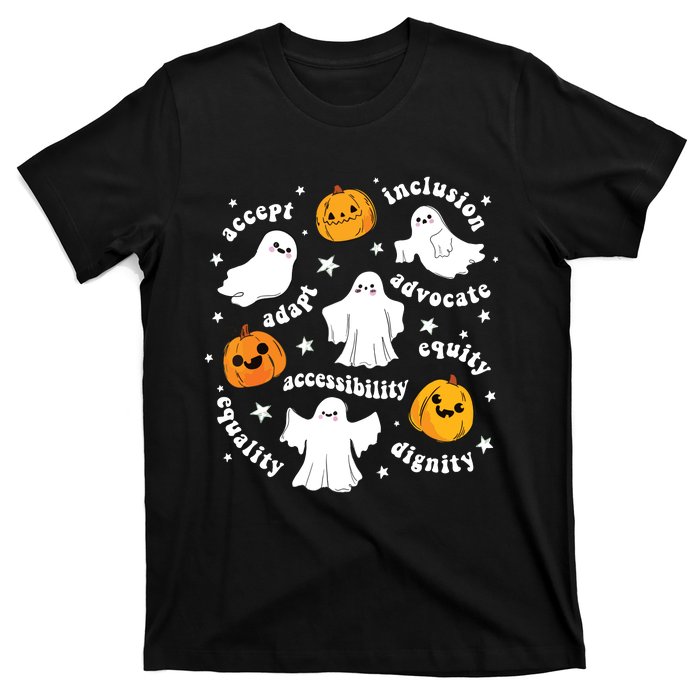 Special Education Teacher Funny Halloween Ghost Pumpkin Sped T-Shirt