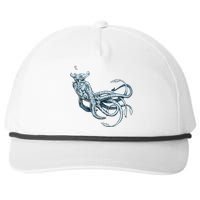 Sea Emperor Transparent Snapback Five-Panel Rope Hat