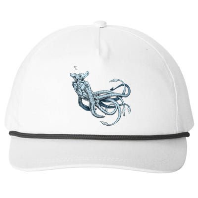 Sea Emperor Transparent Snapback Five-Panel Rope Hat