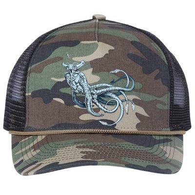 Sea Emperor Transparent Retro Rope Trucker Hat Cap