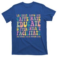 Special Education Teacher Laminate Accommodate Collaborate T-Shirt