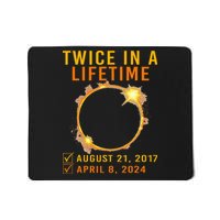 Solar Eclipse Twice In Lifetime 2024 Solar Eclipse Mousepad